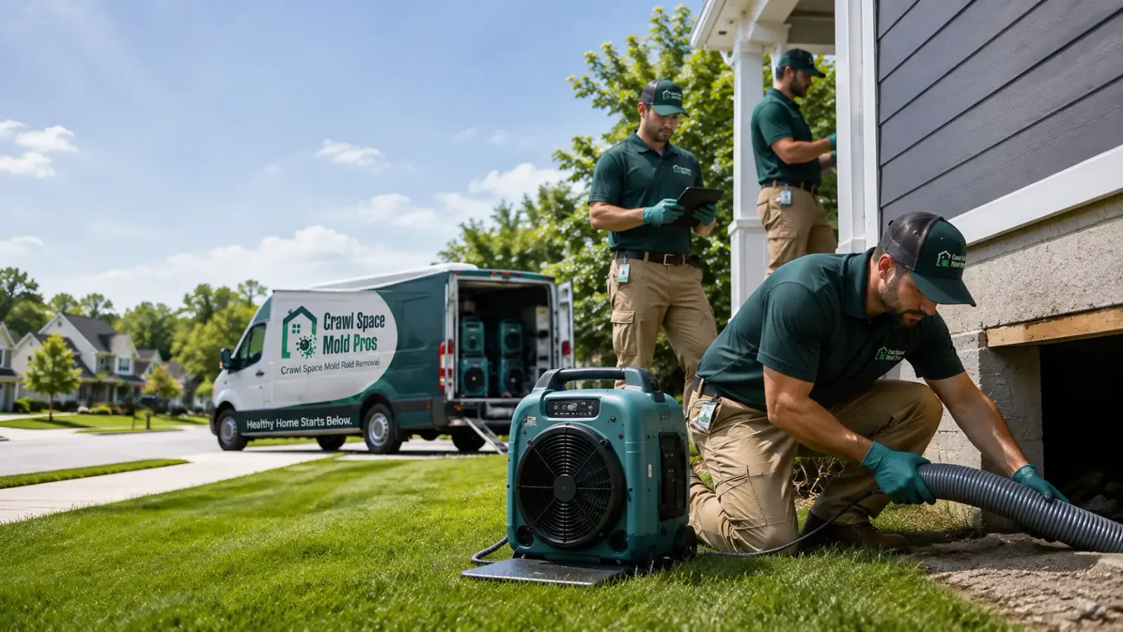 Crawl Space Mold Removal in Arvin, CA